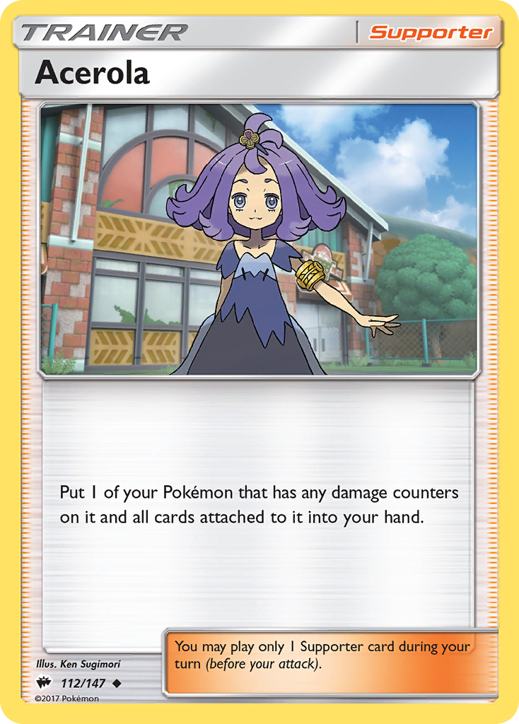 Acerola (112/147) [Sun & Moon: Burning Shadows] | Game Haven TX