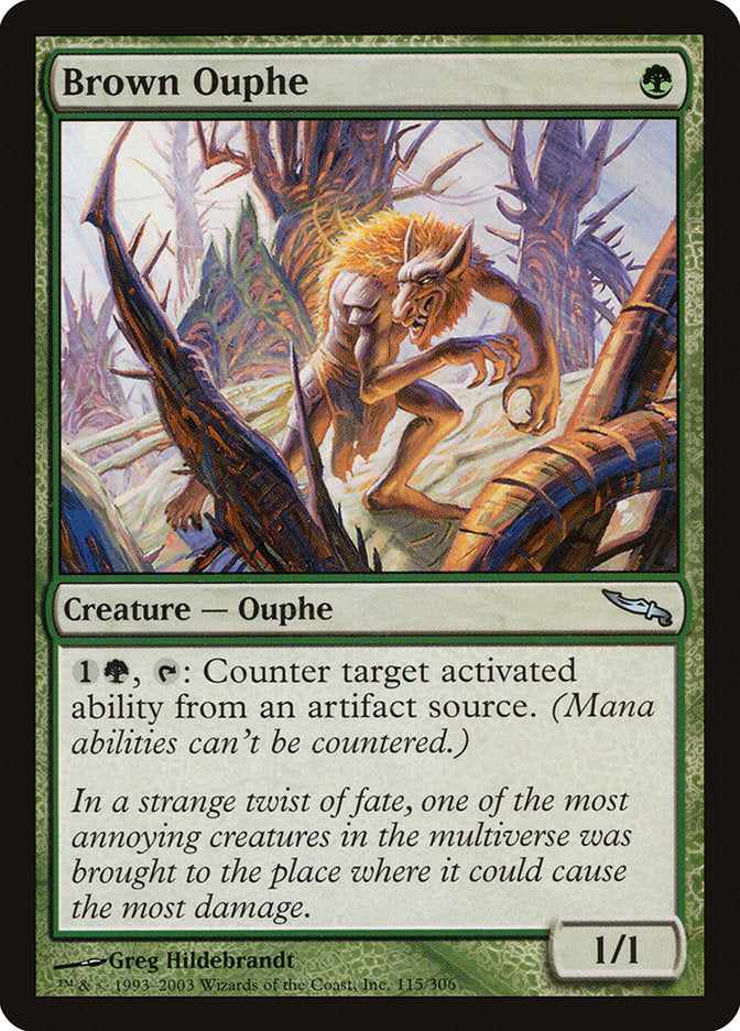 Brown Ouphe [Mirrodin] | Game Haven TX