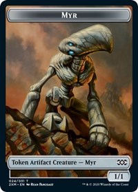Myr (024) // Shapeshifter Double-sided Token [Double Masters Tokens] | Game Haven TX