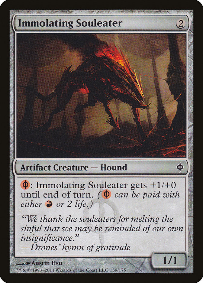 Immolating Souleater [New Phyrexia] | Game Haven TX
