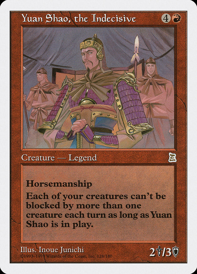 Yuan Shao, the Indecisive [Portal Three Kingdoms] | Game Haven TX