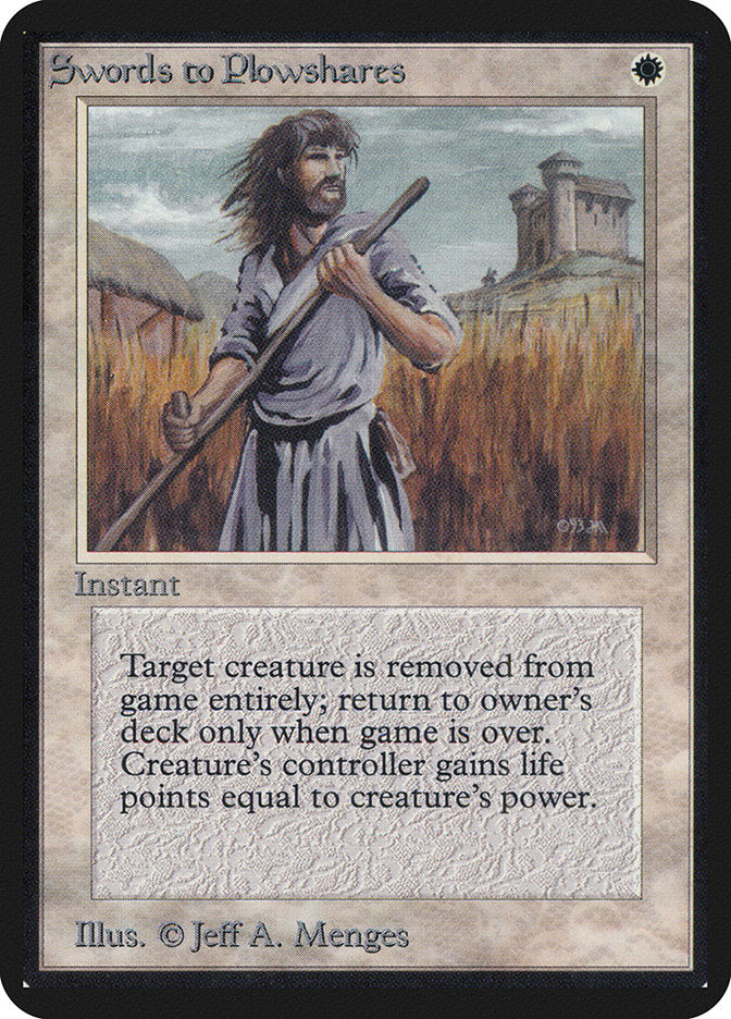 Swords to Plowshares [Limited Edition Alpha] | Game Haven TX