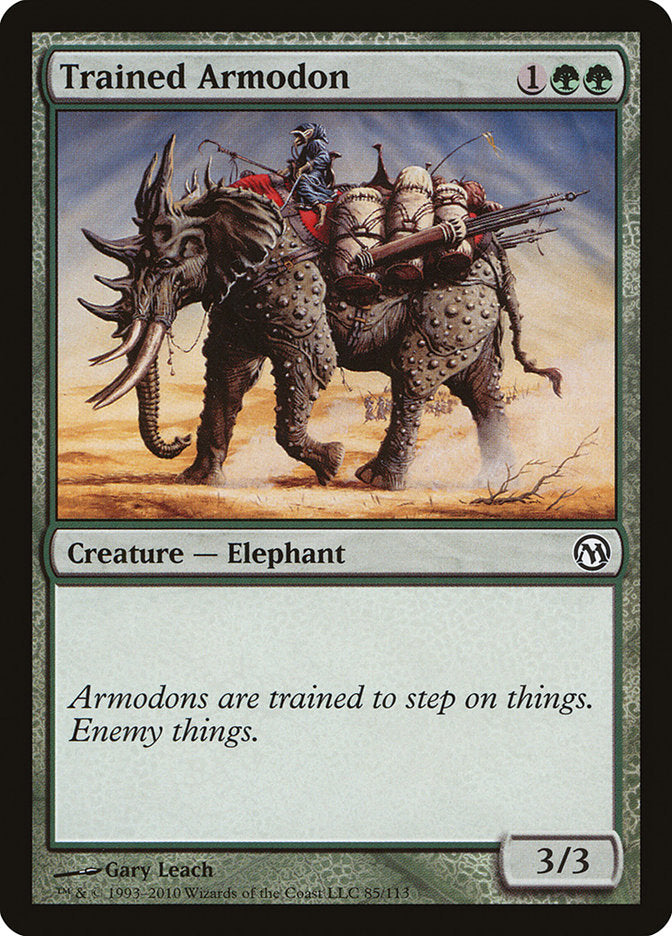 Trained Armodon [Duels of the Planeswalkers] | Game Haven TX
