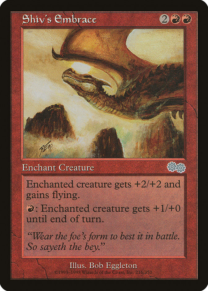 Shiv's Embrace [Urza's Saga] | Game Haven TX