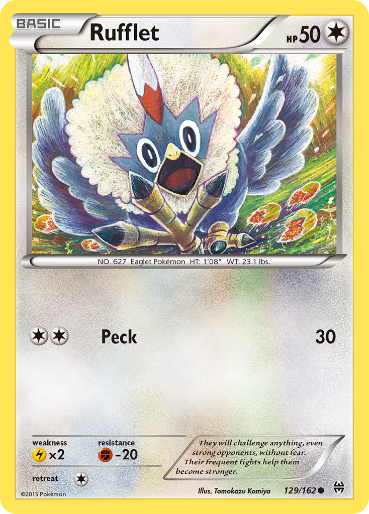 Rufflet (129/162) [XY: BREAKthrough] | Game Haven TX