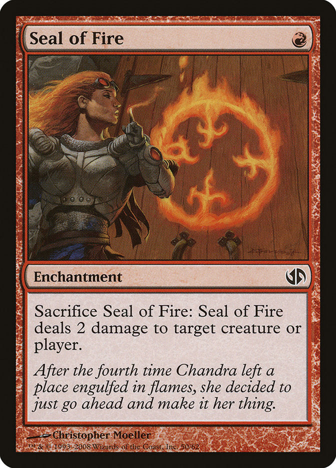 Seal of Fire [Duel Decks: Jace vs. Chandra] | Game Haven TX