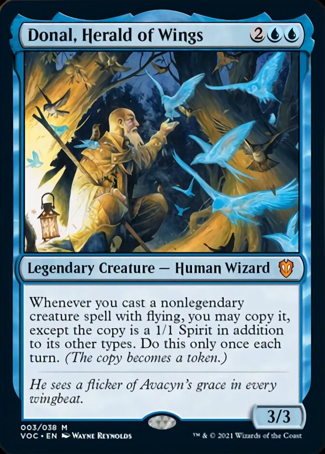 Donal, Herald of Wings [Innistrad: Crimson Vow Commander] | Game Haven TX