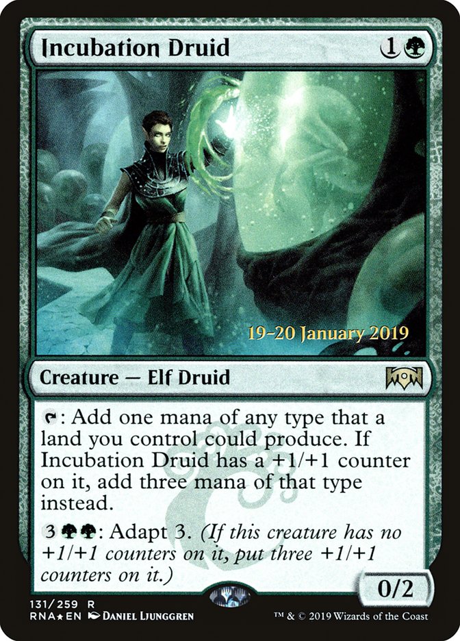 Incubation Druid [Ravnica Allegiance Promos] | Game Haven TX