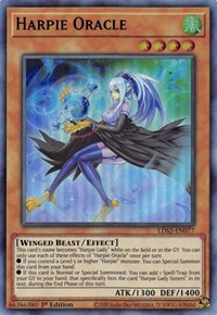 Harpie Oracle (Green) [LDS2-EN077] Ultra Rare | Game Haven TX