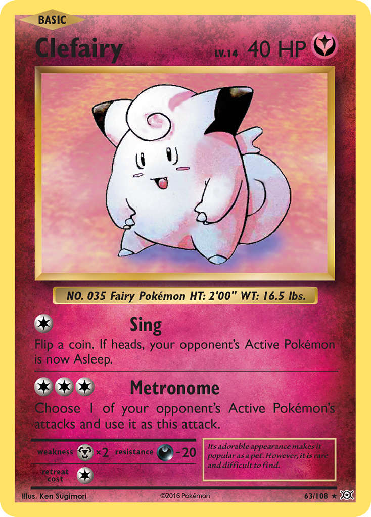 Clefairy (63/108) [XY: Evolutions] | Game Haven TX