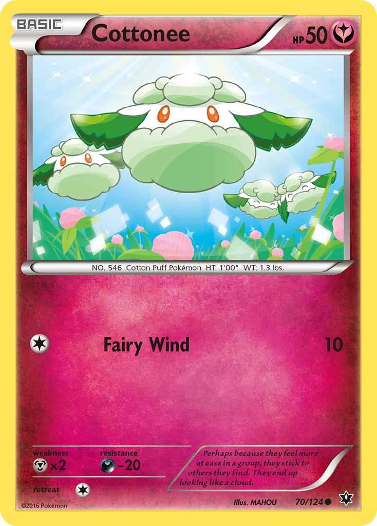 Cottonee (70/124) [XY: Fates Collide] | Game Haven TX