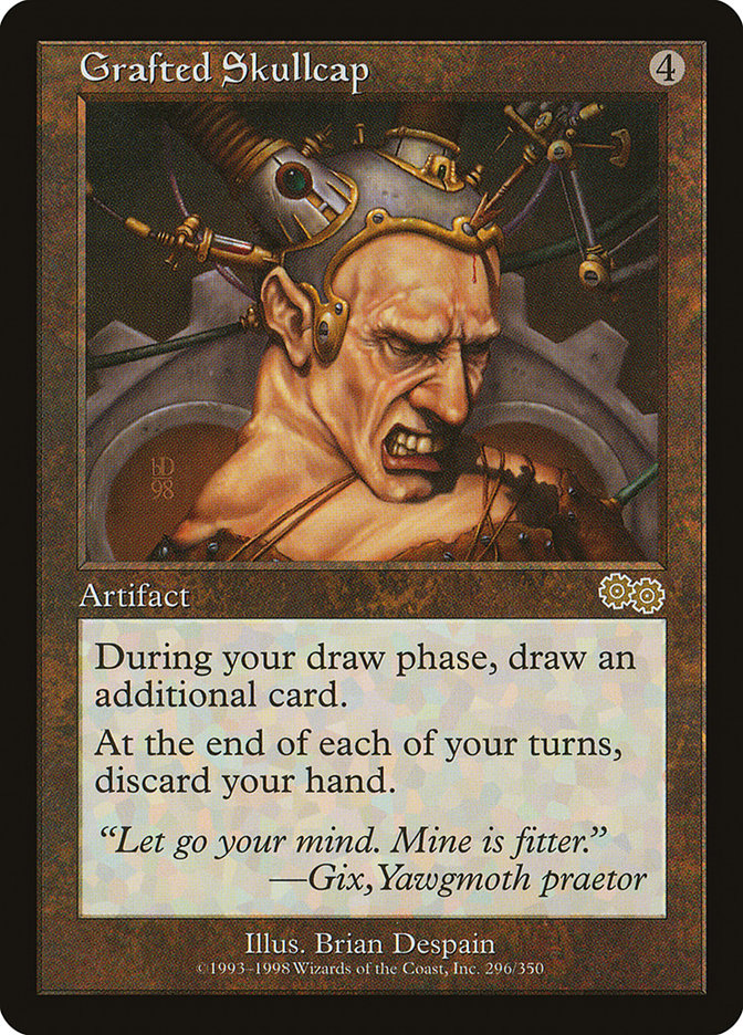 Grafted Skullcap [Urza's Saga] | Game Haven TX