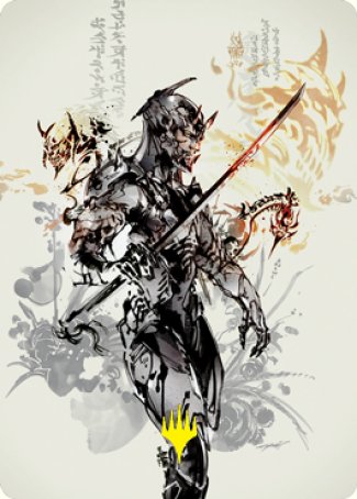 Satoru Umezawa 1 Art Card (Gold-Stamped Signature) [Kamigawa: Neon Dynasty Art Series] | Game Haven TX