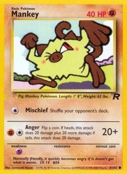 Mankey (61/82) [Team Rocket Unlimited] | Game Haven TX