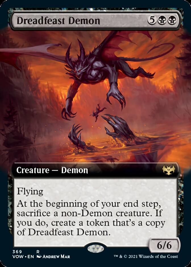 Dreadfeast Demon (Extended) [Innistrad: Crimson Vow] | Game Haven TX