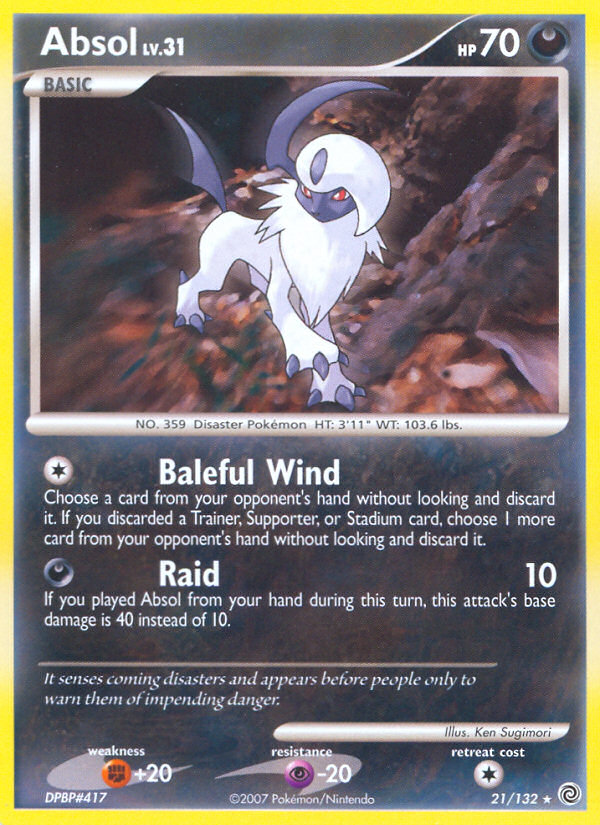 Absol (21/132) [Diamond & Pearl: Secret Wonders] | Game Haven TX
