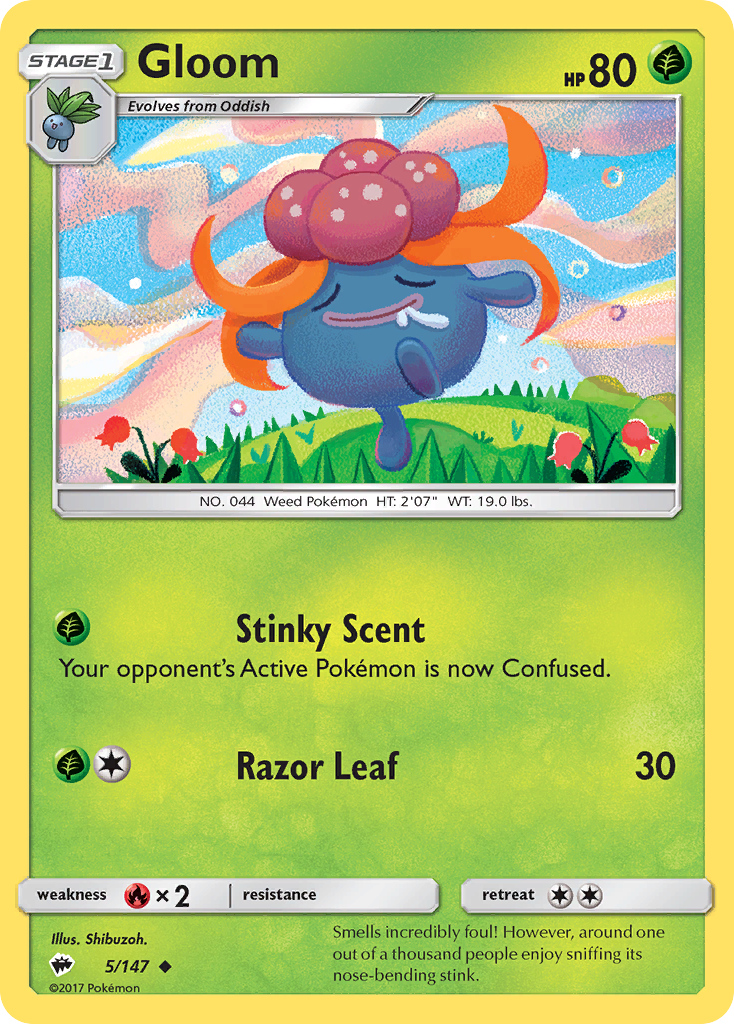 Gloom (5/147) [Sun & Moon: Burning Shadows] | Game Haven TX