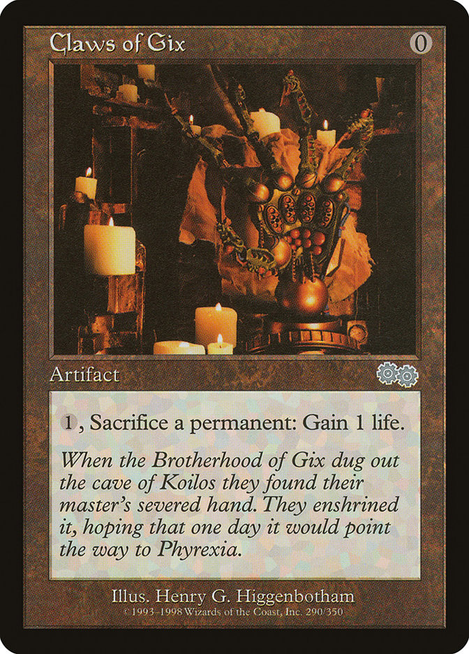 Claws of Gix [Urza's Saga] | Game Haven TX