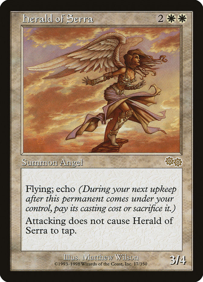 Herald of Serra [Urza's Saga] | Game Haven TX