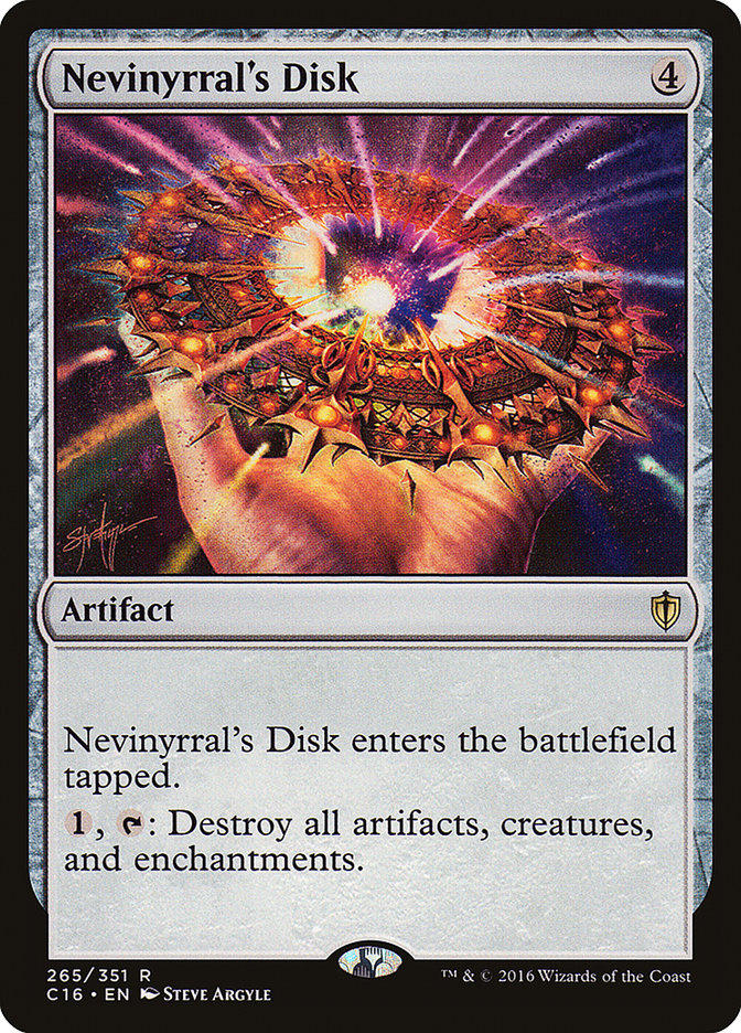 Nevinyrral's Disk [Commander 2016] | Game Haven TX