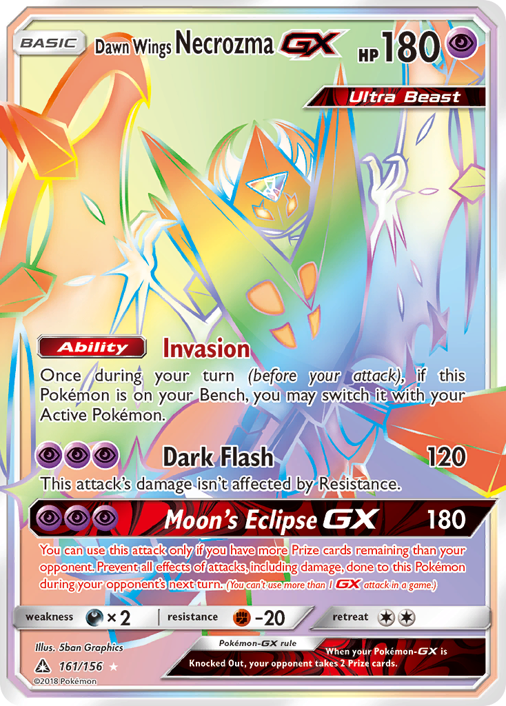 Dawn Wings Necrozma GX (161/156) [Sun & Moon: Ultra Prism] | Game Haven TX