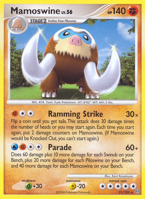 Mamoswine (21/100) [Diamond & Pearl: Stormfront] | Game Haven TX