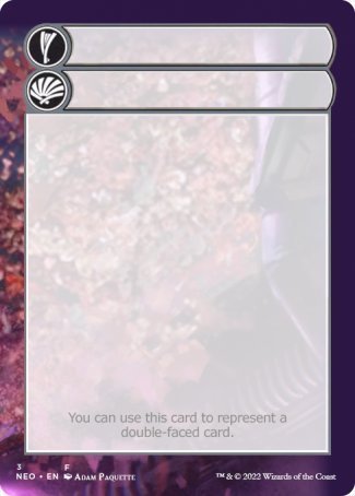 Helper Card (3/9) [Kamigawa: Neon Dynasty Tokens] | Game Haven TX