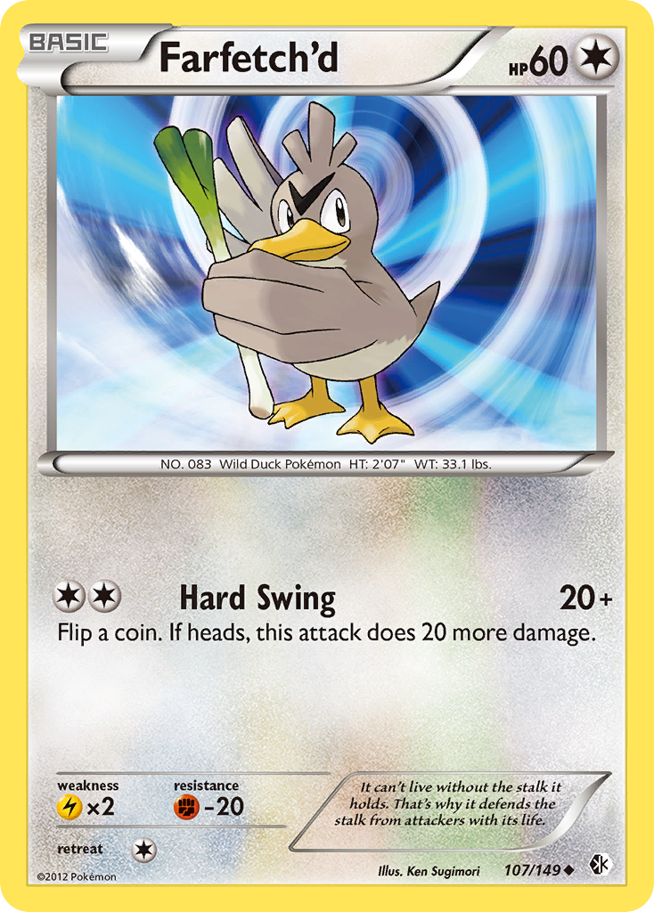 Farfetch'd (107/149) [Black & White: Boundaries Crossed] | Game Haven TX