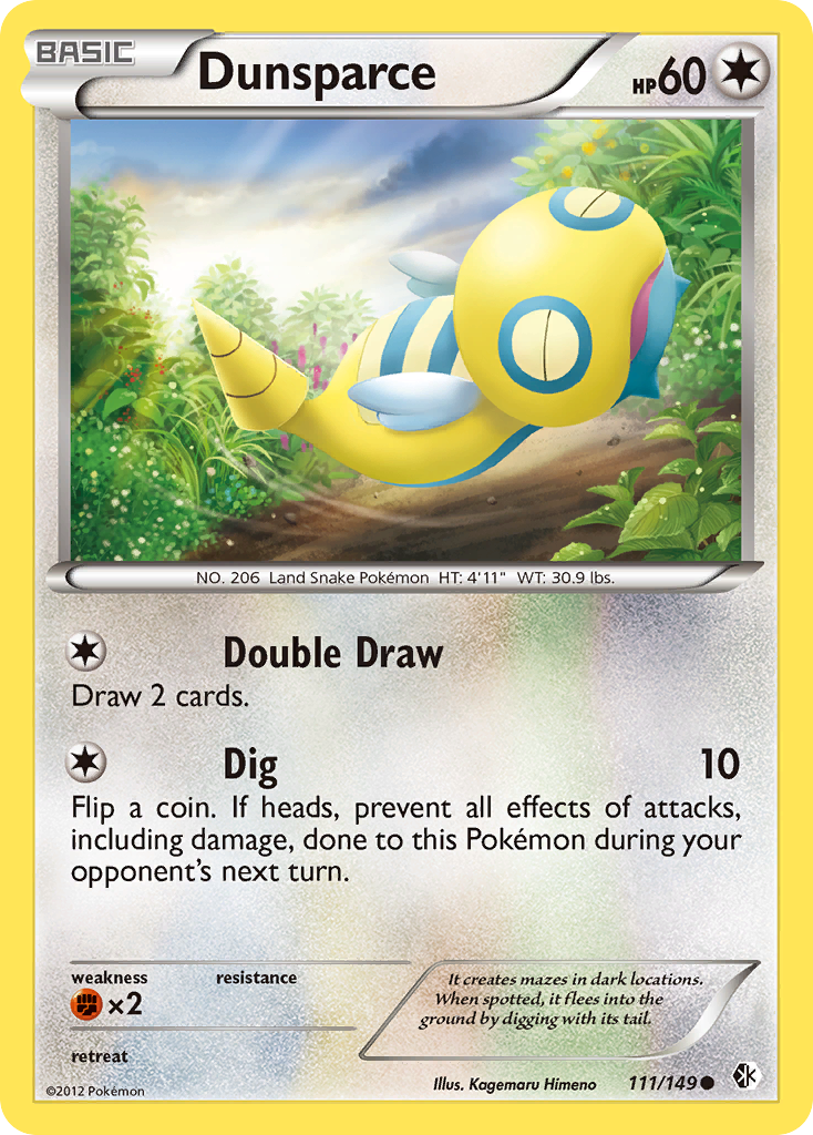 Dunsparce (111/149) [Black & White: Boundaries Crossed] | Game Haven TX