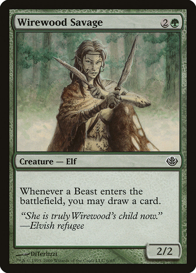 Wirewood Savage [Duel Decks: Garruk vs. Liliana] | Game Haven TX