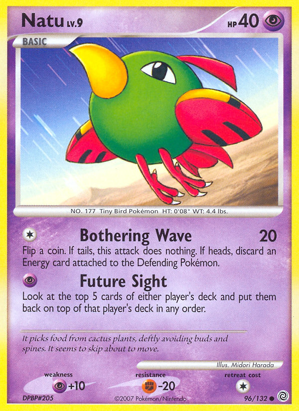 Natu (96/132) [Diamond & Pearl: Secret Wonders] | Game Haven TX
