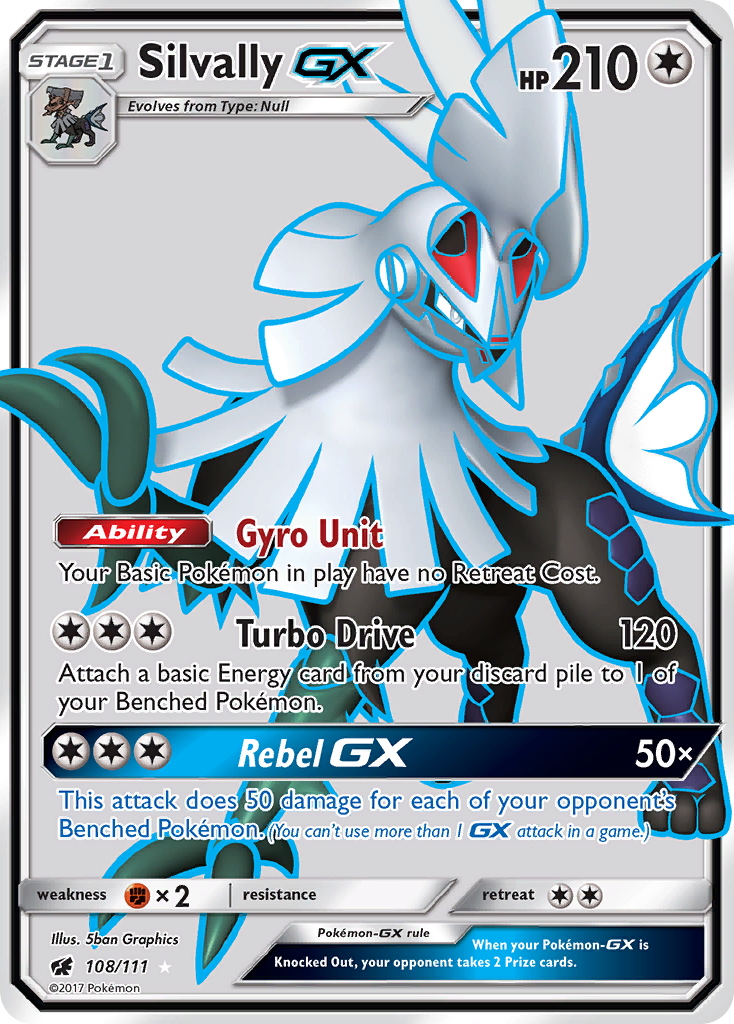 Silvally GX (108/111) [Sun & Moon: Crimson Invasion] | Game Haven TX