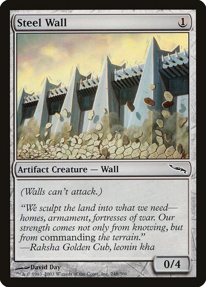 Steel Wall [Mirrodin] | Game Haven TX