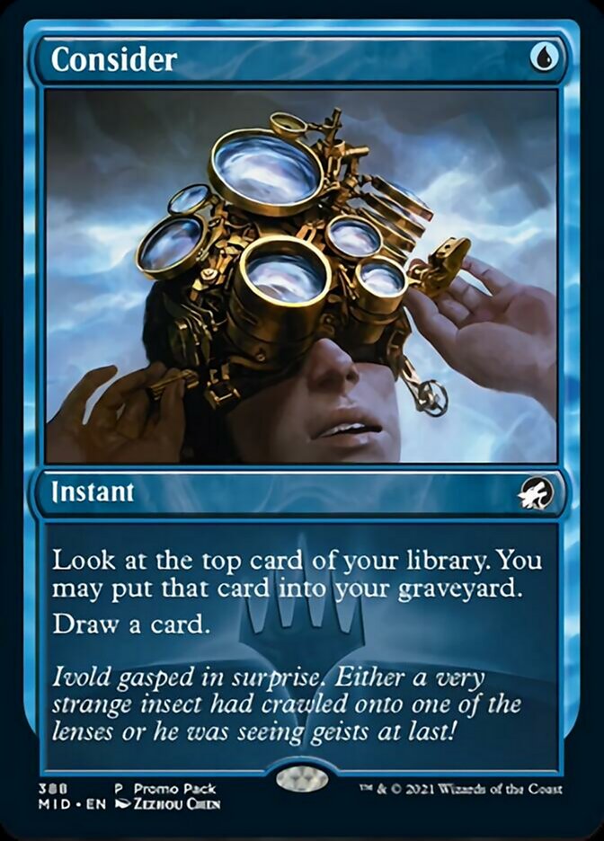Consider (Promo Pack) [Innistrad: Midnight Hunt Promo Pack] | Game Haven TX