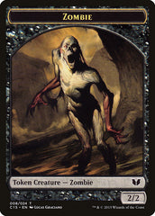 Wolf // Zombie Double-Sided Token [Commander 2015 Tokens] | Game Haven TX