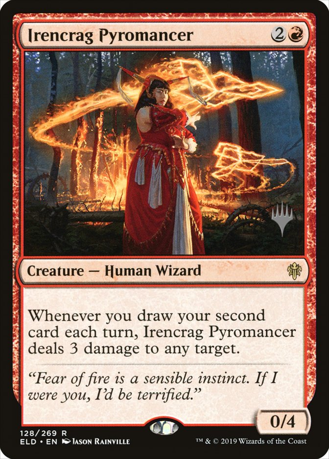 Irencrag Pyromancer (Promo Pack) [Throne of Eldraine Promos] | Game Haven TX