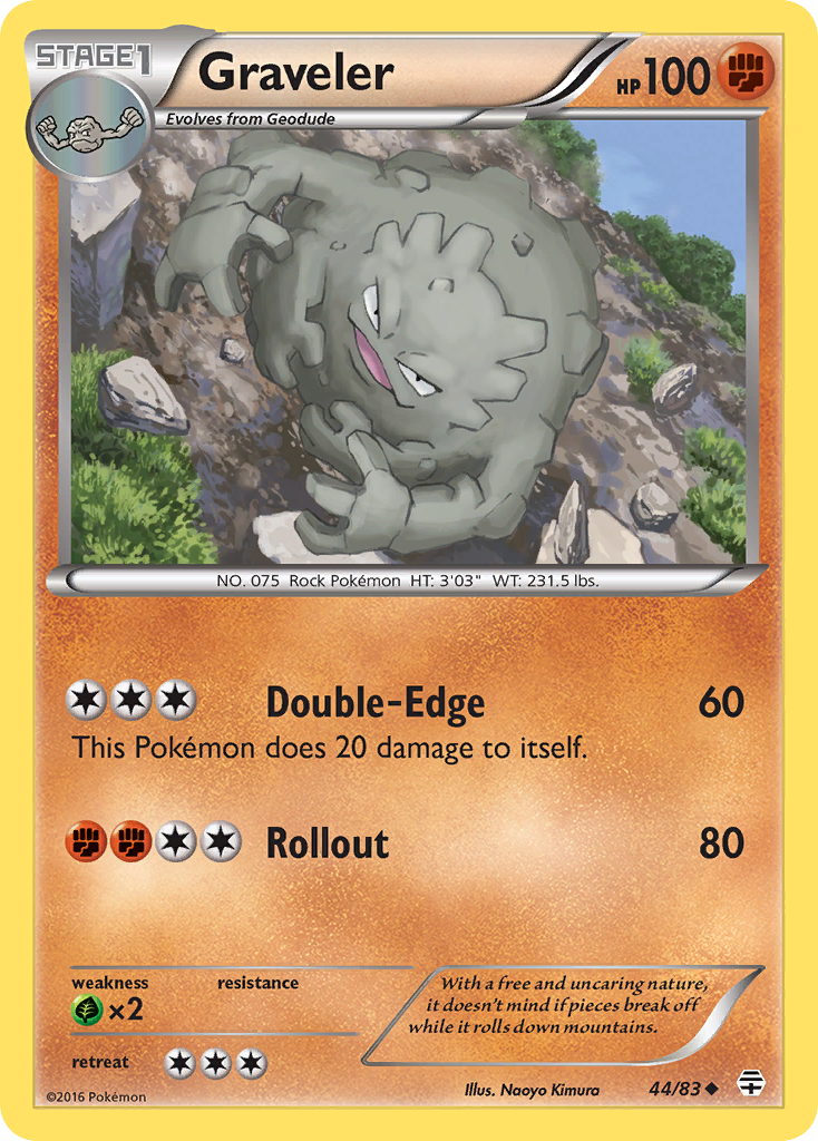 Graveler (44/83) [XY: Generations] | Game Haven TX
