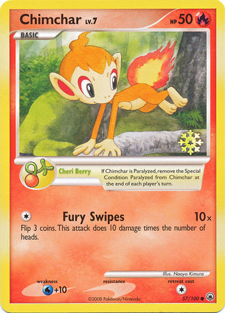 Chimchar (57/100) [Countdown Calendar Promos] | Game Haven TX
