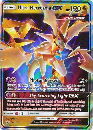 Ultra Necrozma GX (SM126) (Jumbo Card) [Sun & Moon: Black Star Promos] | Game Haven TX