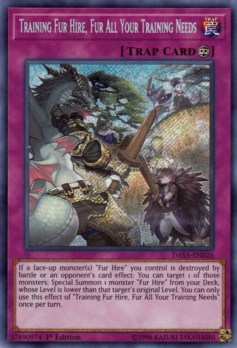 Training Fur Hire, Fur All Your Training Needs [DASA-EN026] Secret Rare | Game Haven TX