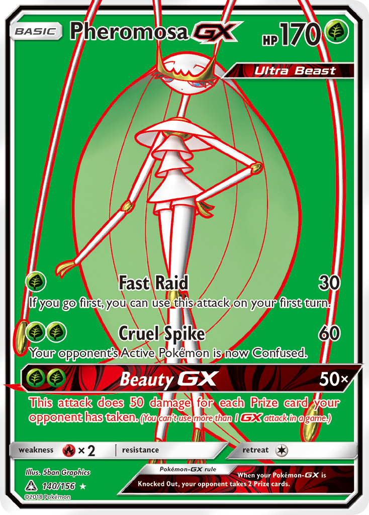 Pheromosa GX (140/156) [Sun & Moon: Ultra Prism] | Game Haven TX