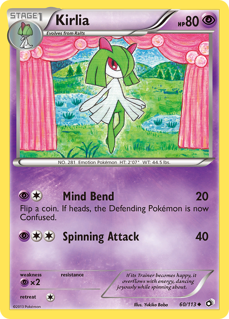 Kirlia (60/113) [Black & White: Legendary Treasures] | Game Haven TX