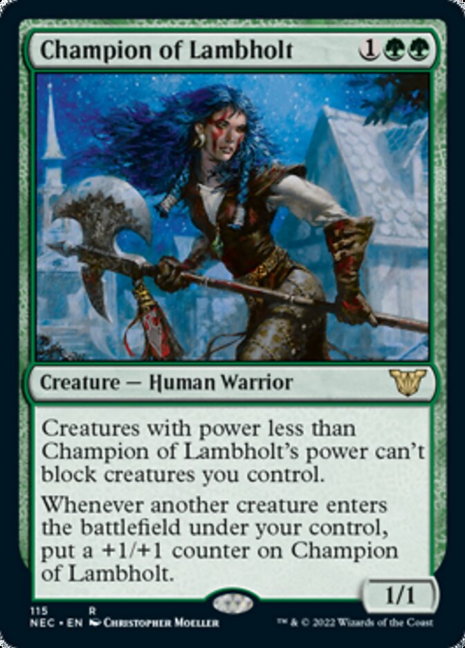 Champion of Lambholt [Kamigawa: Neon Dynasty Commander] | Game Haven TX