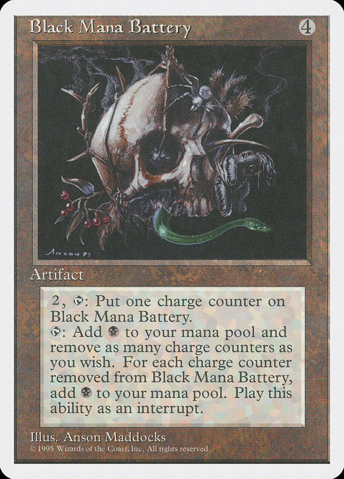 Black Mana Battery [Fourth Edition] | Game Haven TX