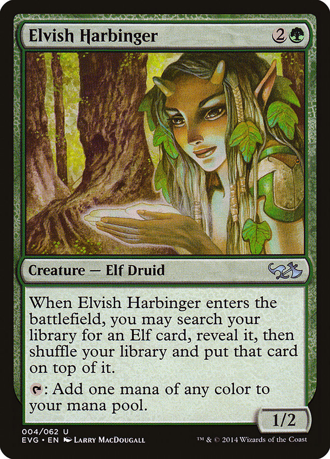 Elvish Harbinger [Duel Decks Anthology: Elves vs. Goblins] | Game Haven TX