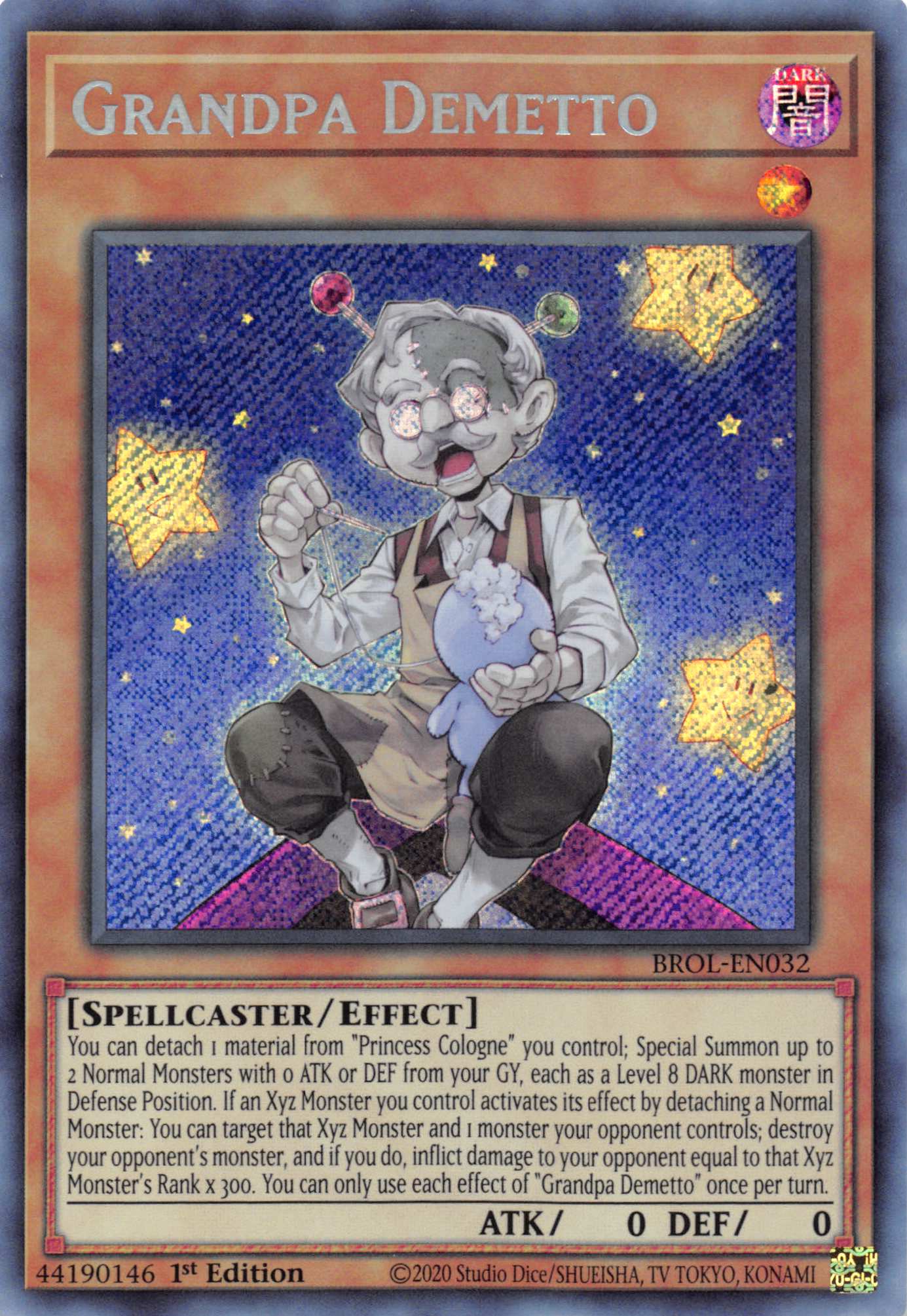 Grandpa Demetto [BROL-EN032] Secret Rare | Game Haven TX