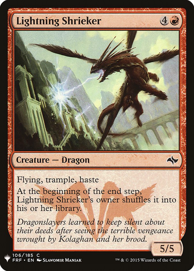 Lightning Shrieker [Mystery Booster] | Game Haven TX