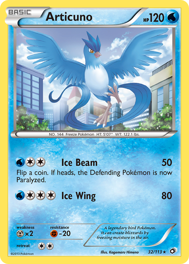 Articuno (32/113) [Black & White: Legendary Treasures] | Game Haven TX