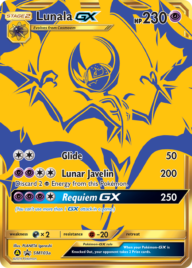 Lunala GX (SM103a) [Sun & Moon: Black Star Promos] | Game Haven TX
