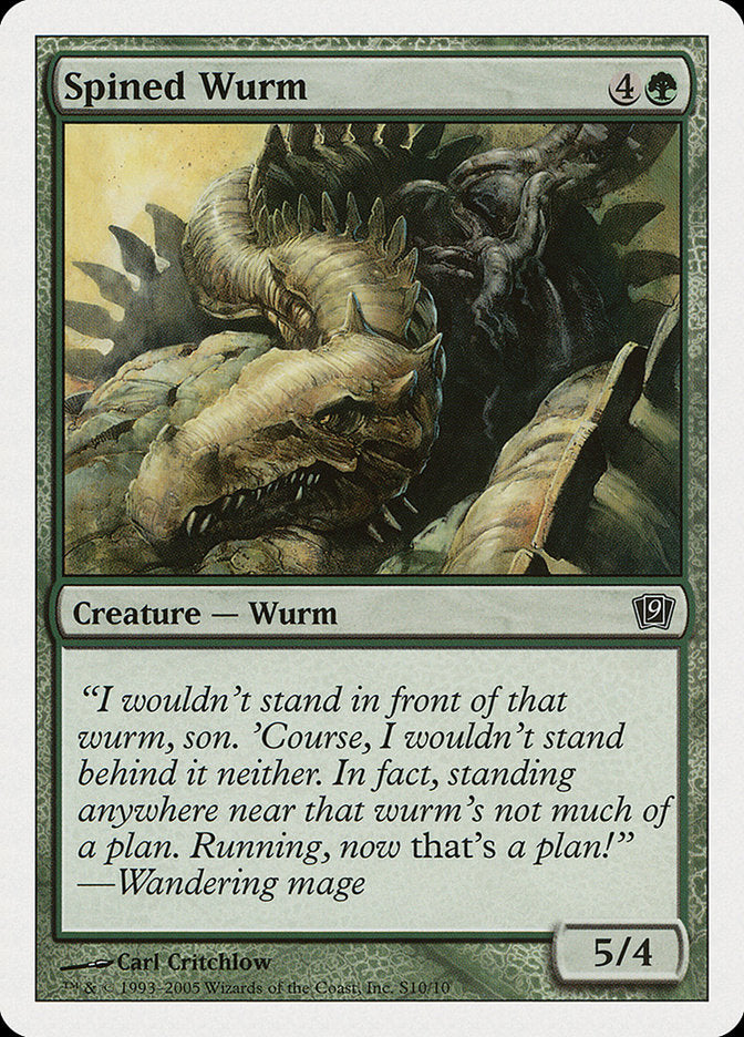 Spined Wurm [Ninth Edition] | Game Haven TX